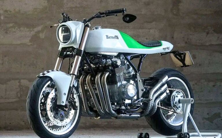 Six cylindres italiens, 2 000 exemplaires dans le monde entier : comment la Benelli 900 Sei, plus rare que la Honda CBX, est devenue un café racer monobras