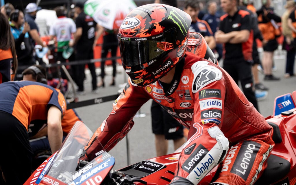 La confidence de Bagnaia à un autre pilote a secoué tout le paddock